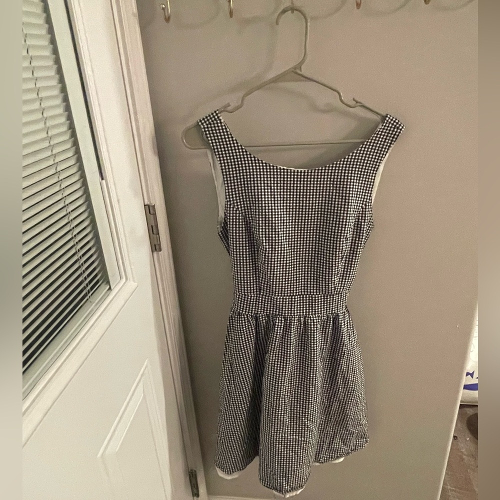 Black and white dress